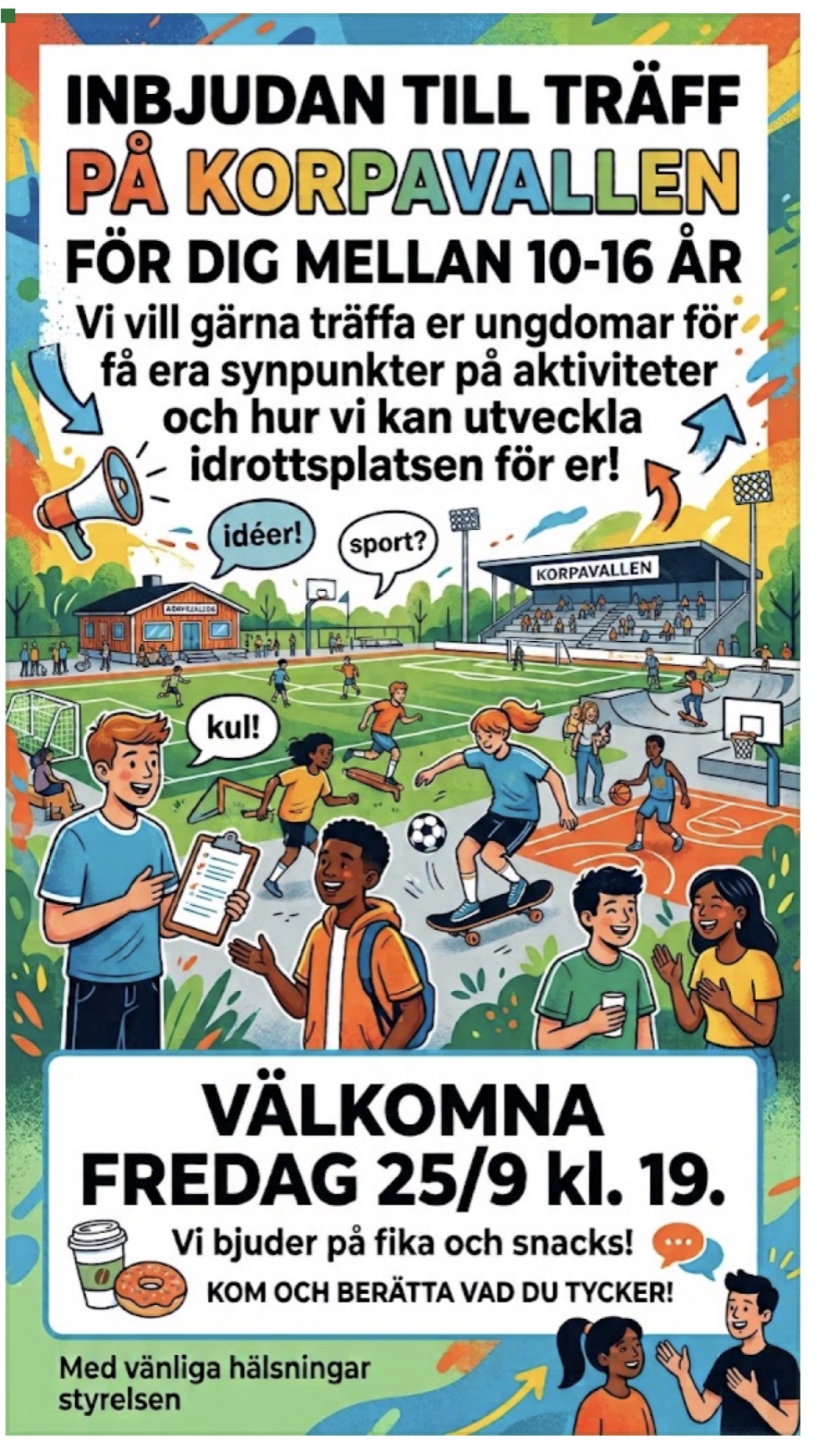 Träff på Korpavallen